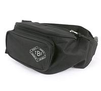 Two Bare Feet Boarding Co Triple Compartment Waistbag Travel Bag (Black)