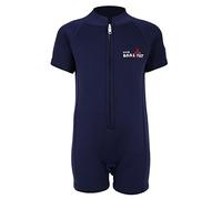 Two Bare Feet Classic Baby Wetsuit - Neoprene Swimsuit Ages 0-48 Months (2XS (0-6 Months), Navy)