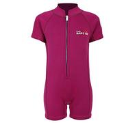 Two Bare Feet Classic Baby Wetsuit - Neoprene Swimsuit Ages 0-48 Months (S (12-18 Months), Raspberry)
