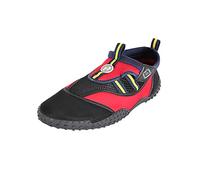 Two Bare Feet Cliff Jump Shoes - Lightweight, Quick-Drying Water Shoes for Men, Women & Kids - Perfect for Beach, Pool, Water Sports, and Outdoor Activities (Red Yellow Cliff Jump, C 5)