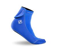 Two Bare Feet Comfort Flex Socks - Lightweight Neoprene Water Socks for Surfing, Swimming & Watersports, Flexible & Comfortable Fit, Ideal for Beach & Water Activities (Blue, Medium)
