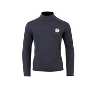 Two Bare Feet Kids Aspect 2.5mm Back Zip Wetsuit Jacket - Childrens Wetsuit Top (Black, S)