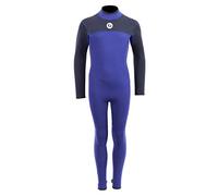 Two Bare Feet Kids Thunderclap 5/4mm Neoprene Winter Wetsuit - Thick, Full Length, Warm & Flexible Design for Cold Water Surfing, Diving, Swimming & Watersports (Navy, 2XL)