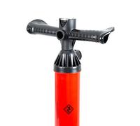 Two Bare Feet Manual Inflatable SUP Paddleboard Pump - Dual Action High Pressure Hand Pump for Paddleboards and Inflatables (HP8, Red)