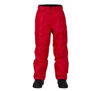 Two Bare Feet Men's and Women's UnisexEndurance Waterproof Trousers & Blizzard Pants - Adults Salopettes - Hiking, Snowboard & Ski (Blizzard Fire Red, 2XL)