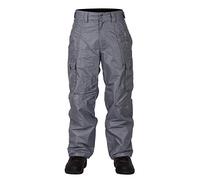 Two Bare Feet Men's and Women's UnisexEndurance Waterproof Trousers & Blizzard Pants - Adults Salopettes - Hiking, Snowboard & Ski (Blizzard Rock Grey, S)