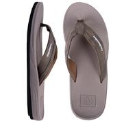 Two Bare Feet Men's Flip Flops - Comfortable Beach Sandals, Lightweight Slip-On, Durable Non-Slip Sole - Ideal for Summer, Holiday, Pool & Casual Wear (Drift (Brown), UK 10)