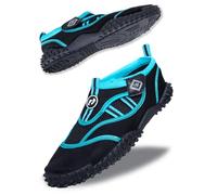 Two Bare Feet Rockpool Aqua Shoes - Lightweight, Quick-Drying Water Shoes for Men, Women & Kids - Perfect for Beach, Pool, Water Sports, and Outdoor Activities (Aqua (Rockpool), UK4