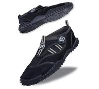 Two Bare Feet Rockpool Aqua Shoes - Lightweight, Quick-Drying Water Shoes for Men, Women & Kids - Perfect for Beach, Pool, Water Sports, and Outdoor Activities (Black (Rockpool),UK9