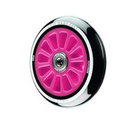 Two Bare Feet Stunt Scooter Wheels with ABEC 9 Bearings - 100mm Replacement Freestyle Scooter Wheels, Single Wheel or Pair (Pink (Single))