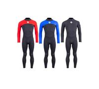 Two Bare Feet Thunderclap Men’s Full Length Wetsuit 2.5mm with Back Zip - Lightweight Flexible Summer Surfing Suit for Swimming, Snorkelling, Paddleboarding & Diving (Small, Black)