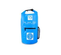 Two Bare Feet Waterproof Dry Bag - Lightweight Roll Top Sack for Swimming, Kayaking, Paddleboarding, Hiking, Camping & Beach - Keep Gear Dry & Safe (Blue, 15L)