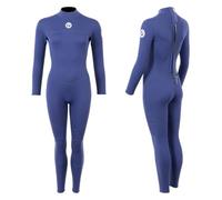 Two Bare Feet Women’s 2.5mm Thunderclap Full Length Summer Wetsuit - Superstretch Neoprene Back Zip for Surfing, Paddleboarding & Open Water Swimming (Navy, XL)