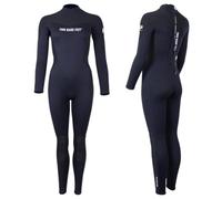 Two Bare Feet Women’s 3/2mm SupaFlex Full Length Summer Wetsuit - Superstretch Neoprene Back Zip for Surfing, Paddleboarding & Open Water Swimming (SupaFlex Black, M)