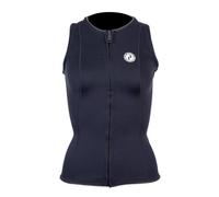Two Bare Feet Women’s Sleeveless Wetsuit Jacket - 2mm Neoprene Front Zip Surf & Watersports Vest, Flexible Thermal Layer for Swimming, Paddleboarding & Open Water (L)
