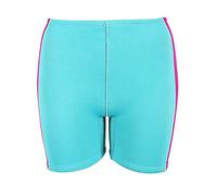 Two Bare Feet Women's 3mm Harmony Wetsuit Shorts - Neoprene Swim, Surf & Paddleboard Shorts for Diving & Watersports - Lightweight & Flexible Fit (Mint/Raspberry, XS)