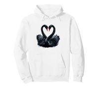 Two Beautiful Swan Pullover Hoodie