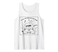 Two Birds with One Stone Fun for Kids and Teachers Idiom Tank Top