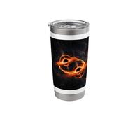 Two Black Holes Space Connection Accretion Disk Concept Stainless Steel Insulated Tumbler