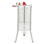 Two Box Transparent Manual Acrylic Honey Shaker Pro Beekeeping Apiary Centrifuge Equipment Honey Extractor 2 Frame, Manual Crank Spinner With Honey Gate Valve