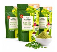 Two Brothers Organic Farms Moringa Oleifera Leaf Powder Herbal Supplement V