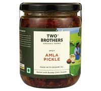 TWO BROTHERS ORGANIC FARMS | SPICY AMLA PICKLE 500G