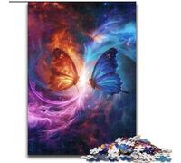 Two Butterflies in Two Sidesone 1000 Piece Jigsaw Puzzle for Adults And Teenagers, for Age 14+ Game Wall Decoration Unique Gifts for Birthday And Christmas (50x75cm)