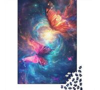 Two Butterflies in Two Sidesone Puzzles for Adults 1000 Piece Puzzle for Teenager Educational Game Challenge Toy 1000pcs (38x26cm)
