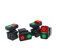 Two buttons start stop switch red and green self-reset 1NO/1NC(Gold,Without light)