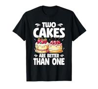 Two Cakes are Better Than One Baker Cookie Cake Banking T-Shirt