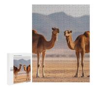 Two Camel in The Desert Wooden Jigsaw Puzzles for Adults