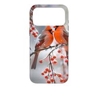 Two Cardinals Cardinals Winter Snow Birds Nature Case for iPhone 17 Pro Max