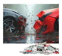Two Cars Puzzles 500 Piece Puzzles Jigsaw Puzzles for Adults Educational Game Challenge Toy 500pcs (52x38cm)