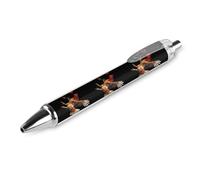 Two Chickens Fighting Retractable Ballpoint Pens 0.5 Fine Point Smooth Writing Pen for Journal Home Office 1 PCS AS PIC 1