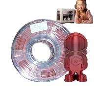 Two-Color 3D Printer Filament - Silk PLA 1.75mm, Vibrant Multicolor Spool, Rapid Color Shift Filament, Premium Printing Material | Compatible Filaments for Desktop 3D Printer Hobbyist Makers