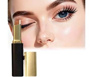 Two Color Eyeshadow & Highlighter Duo, 2 in 1 Cream Eyeshadow Stick with Smooth Blendable Formula, Effortless One-Swipe Application, Multi-Purpose Eye Makeup for Daily and Travel Use (F)