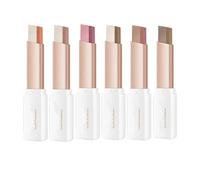 Two Colour Eyeshadow Stick, Double Colors Eyeshadow Stick, 2 in 1 Rotating Dual Eyeshadows Sticks for Mature Women, Glitter Gradient Long Lasting Waterproof Matte Eyeshadows, Korean Makeup (1Set)