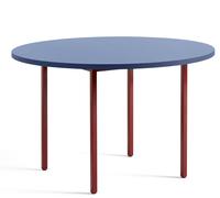 Two Colour Table Table 120 cm Hay Blue - Maroon red - HAY AB208 A829 AE51