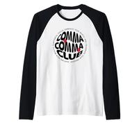 Two Comma Club Financial Independence Millionaire Raglan Baseball Tee