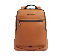 Two-Compartment Laptop & iPad Backpack - male - Piquadro - Backpacks - Orange - ONE SIZE - Bags ONE SIZE