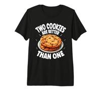 Two Cookies are Better Than One Bakery Bake Baker Banking Premium T-Shirt