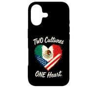 Two Cultures One Heart Half American Half Mexican USA Mexico Case for iPhone 17