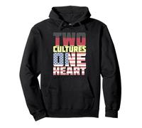 Two Cultures One Heart USA Germany Pullover Hoodie
