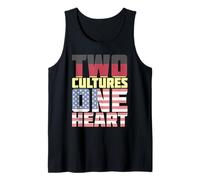 Two Cultures One Heart USA Germany Tank Top