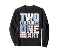 Two Cultures One Heart USA Guatemala Sweatshirt