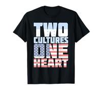 Two Cultures One Heart USA Honduras T-Shirt