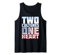 Two Cultures One Heart USA Honduras Tank Top
