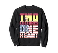 Two Cultures One Heart USA Spain Sweatshirt