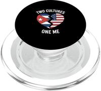 Two Cultures One Me Funny Cuban American Heritage PopSockets PopGrip for MagSafe