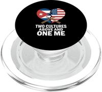 Two Cultures One Me Funny Cuban American PopSockets PopGrip for MagSafe